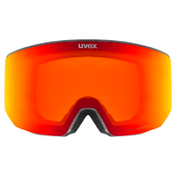 Uvex lace ATTRACT FM Black Matt/Mirror Red + spare lens - 2025/26