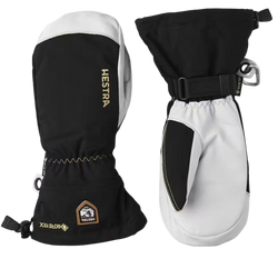 Mănuși Hestra Army Leather Gore-Tex Mitt Black/Natural Grey - 2025/26
