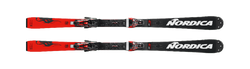 Schiuri Nordica Dobermann SL WC Dept Plate Black Red + Marker X-Comp 18 Black Flo Red - 2023/24