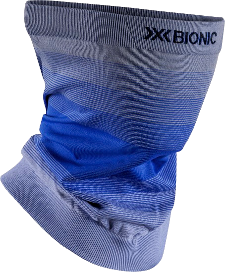 Cămașă de gât X-bionic Invent FX Neckwarmer Blossom Blue/Light Grey/White - 2024/25