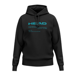 Tricoul cu glugă HEAD Race Hoodie Unisex Black - 2025/26