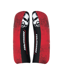 Apărători de tibie Energiapura Shinguards Racing Senior Black/White Skull/Red - 2024/25
