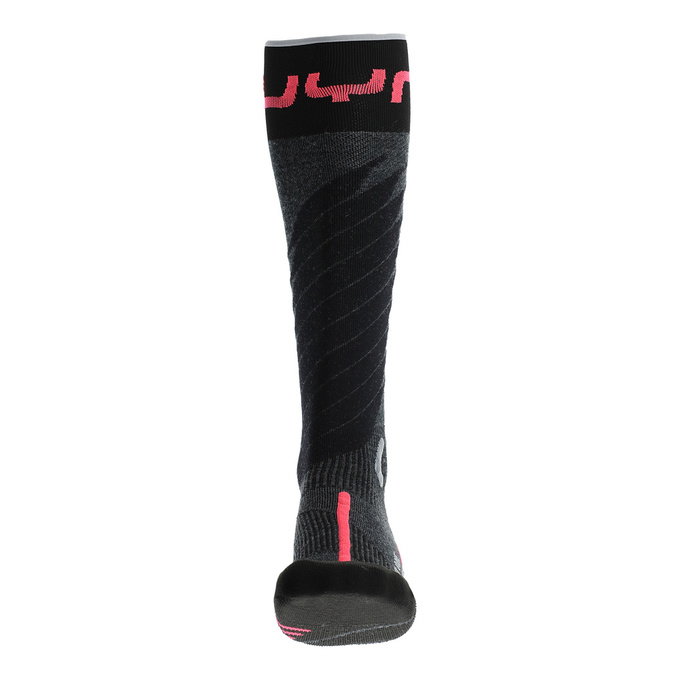 Șosete de schi UYN Woman Ski One Merino Anthracite/Pink - 2025/26