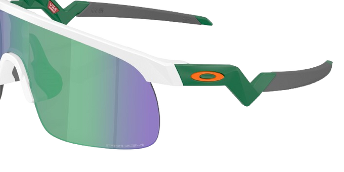 Ochelari de vedere Oakley Resistor Matte White Frame/Prizm Jade Lenses
