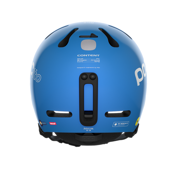 Cască POC Pocito Fornix Mips Fluorescent Blue - 2024/25