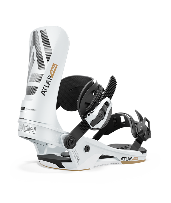 Legaturi Snowboard Union Atlas Pro Metalic White - 2024/25