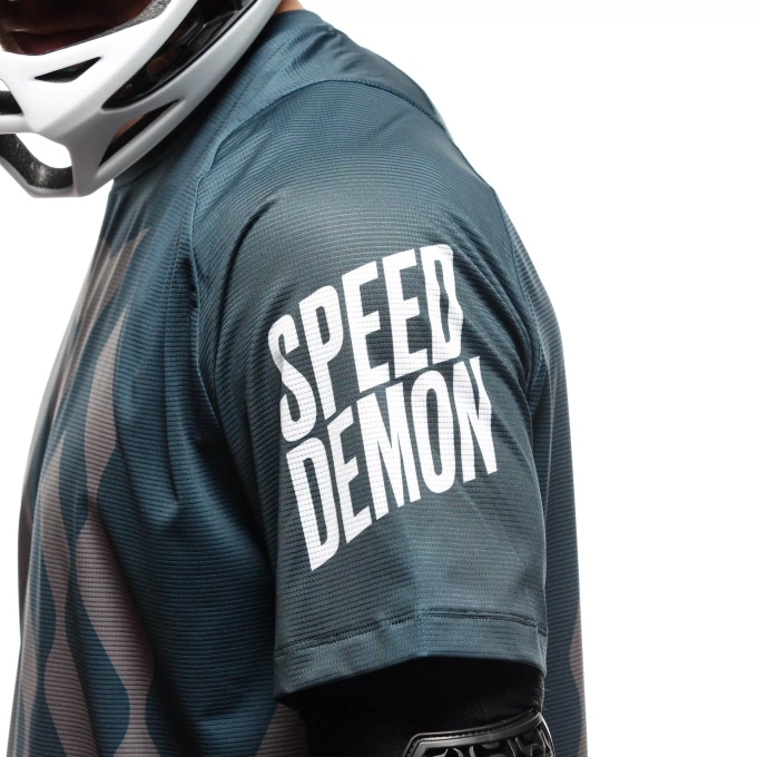Tricou de ciclism Dainese HgAER Jersey Ss Blue/Grey