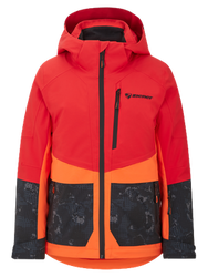 Geaca de  Ziener Trivor Junior Padded Red Orange Pop - 2024/25