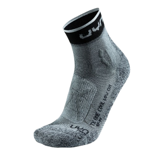 Șosete de exterior UYN Man Trekking One Low Cut Socks Grey/Black