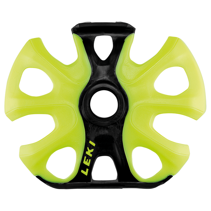 LEKI Big Mountain Binding Basket negru/plăci de neon