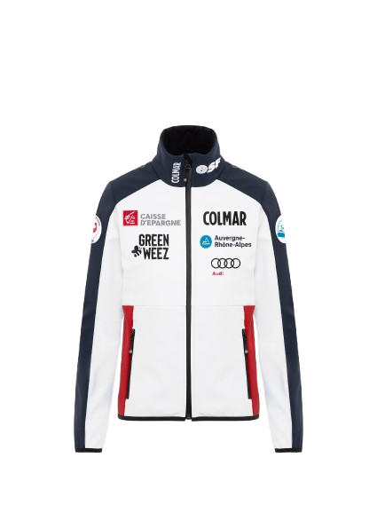 Softshell pentru femei Colmar Replica Softshell Jacket White/Navy/Bright Red - 2025/26