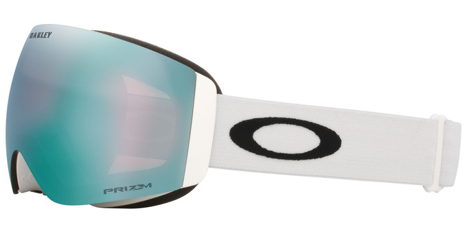 Ochelari de schi Oakley Flight Deck Pro M Matte White/Prizm Snow Sapphire Iridium + Additional lens Prizm Snow Iced Iridium - 2025/26