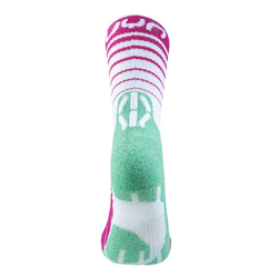 Șosete de exterior UYN Woman Runner's Five Socks White/Fuchsia/Green