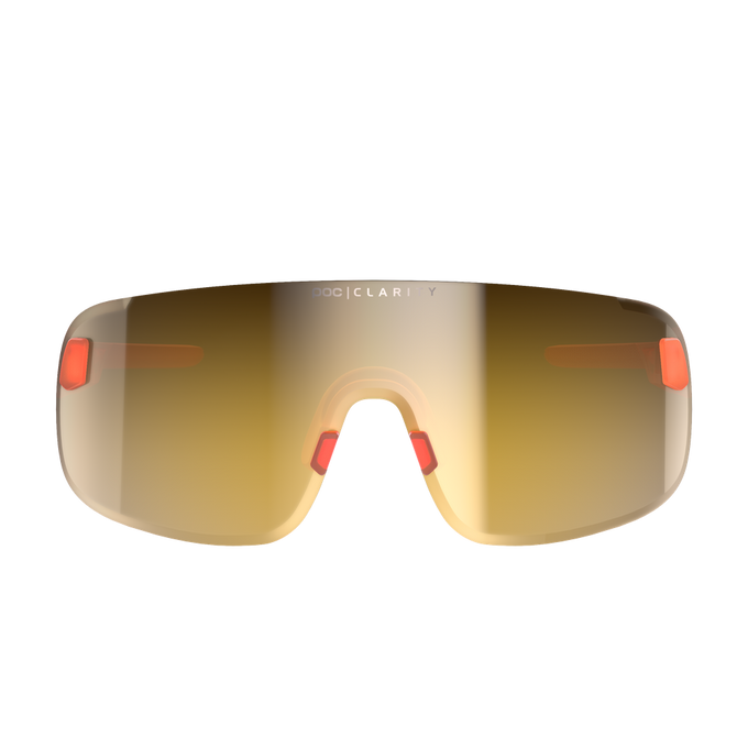 Ochelari POC Elicit Fluo. Orange Translucent/Clarity Road/Partly Sunny Gold