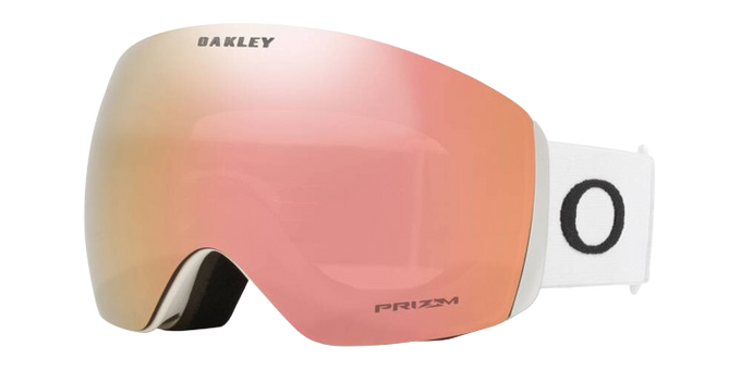 Ochelari de schi Oakley Flight Deck L Matte White/Prizm Rose Gold - 2025/26
