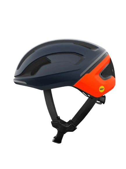 Cască de bicicletă POC Omne Beacon MIPS Apatite Navy Matt/Fluorescent Orange Matt - 2025