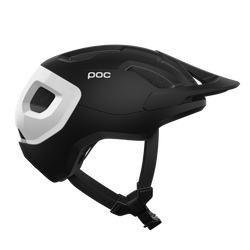 Cască de bicicletă POC Axion Race MIPS Uranium Black Matt/Hydrogen White