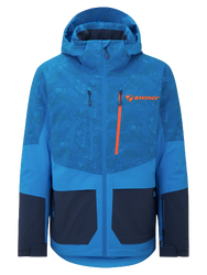 Geaca de schi Ziener Trivor Man Padded Blue Foggy Print Dark Navy - 2024/25