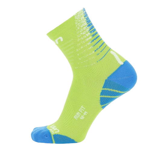 șosete de alergare UYN Man Run Fit Socks Lime/Blue