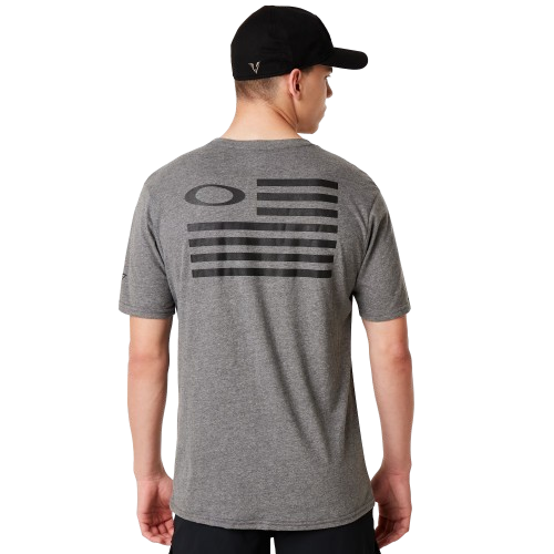 OAKLEY SI Oakley Flag Tee Athletic Heather Gray