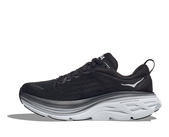 Pantofi pentru femei Hoka Bondi 8 Black/White