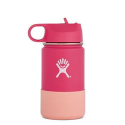HYDRO FLASK 12 OZ KIDS KIDS WILD STAW LID & BOOT HIBISCUS cană termică