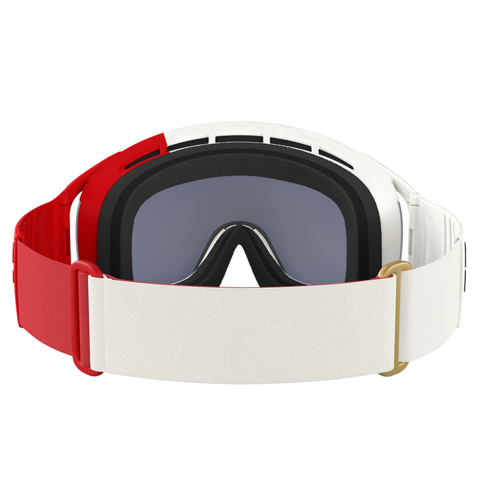 Ochelari de protecție POC Zonula Rouge/Blanc/Partly Sunny Ivory - 2025/26