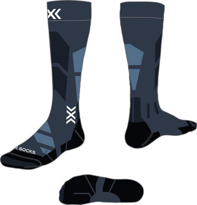 X-Socks Ski Perform OTC Marine/Mineral Blue - 2024/25