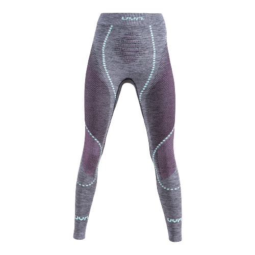 Pantaloni UYN Woman Ambityon UW Pant Long Melange Black Melange/Pink/Aqua - 2024/25