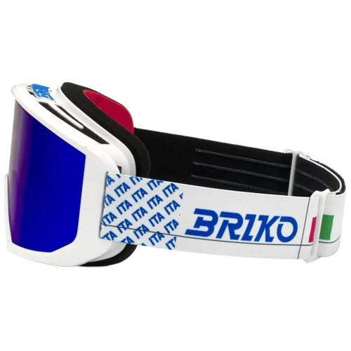 Ochelari de protecție Briko Vulcano Mask Italia White/Science Blue - 2025/26