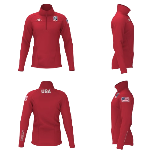 Tricou Kappa 8CENTO 818 US Red Racing - 2024/25