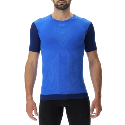Tricou de alergare UYN Man Running PB42 OW Shirt SH_SL Strong Blue/Peacot