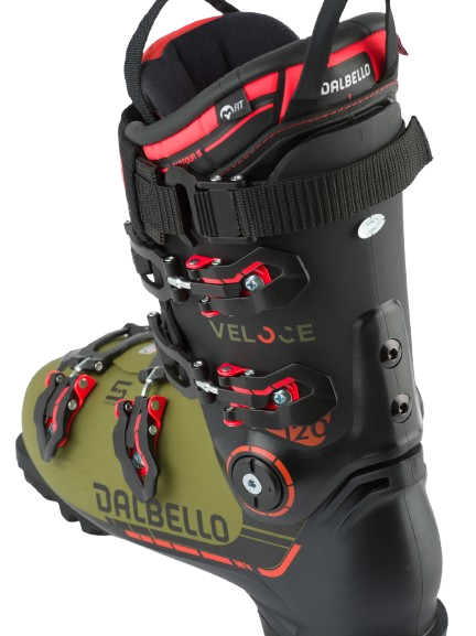 Clapari schi Dalbello Veloce 120 MV Black/Olive - 2025/26