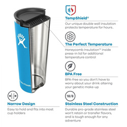 HYDRO FLASK 16 OZ TUMBLER BLACK cana termică