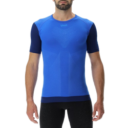 Tricou de alergare UYN Man Running PB42 OW Shirt SH_SL Strong Blue/Peacot
