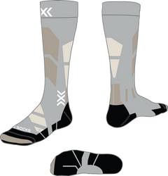X-Socks Ski Perform Merino OTC Seal Grey/Light Sand - 2024/25