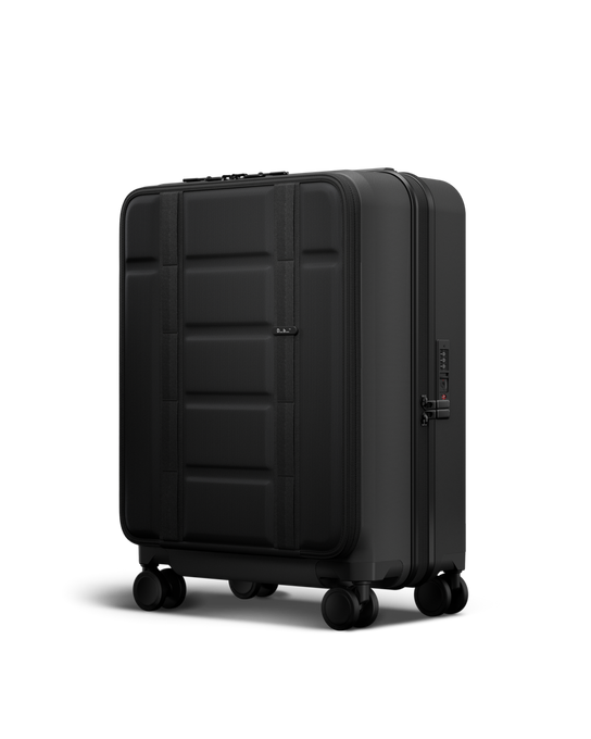 Geantă de călătorie Db Ramverk Front Access Carry-on Black Out - 2024/25