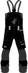 Pantaloni de schi Helly Hansen Mule Coach BIB R Black - 2025/26