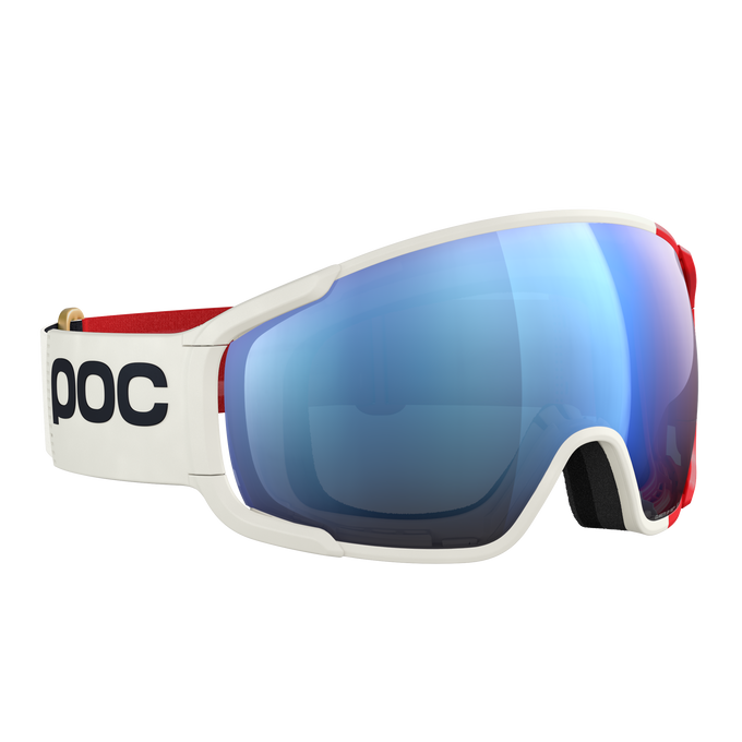 Ochelari de protecție POC Zonula Rouge/Blanc/Partly Sunny Blue - 2025/26