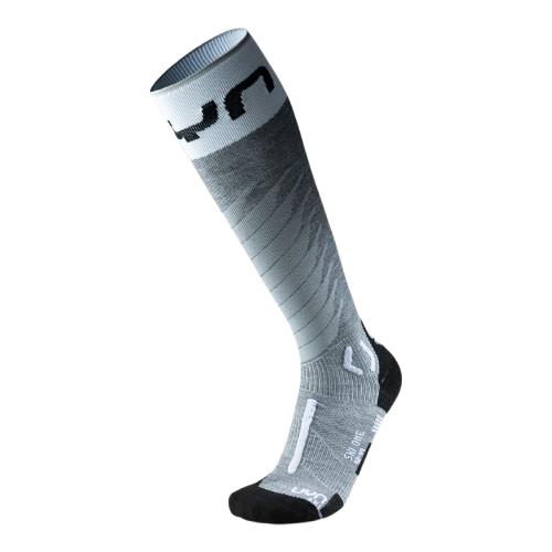 Șosete de schi UYN Man Ski One Merino Socks Grey Melange/White - 2025/26
