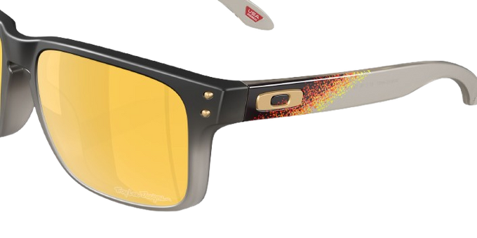 Ochelari de vedere Oakley Holbrook Troy Lee Designs Black Fade Frame/Prizm 24K Polarized Lenses