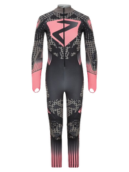 Costum de schi Ziener RCE Racesuit Black Foggy Print Pink Vanilla - 2024/25