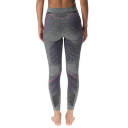Pantaloni UYN Woman Ambityon UW Pant Long Melange Black Melange/Purple/Raspberry - 2024/25