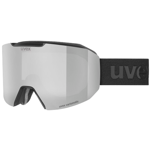 Uvex Evidnt ATTRACT V Black Matt/Mirror Silver + spare lens - 2025/26