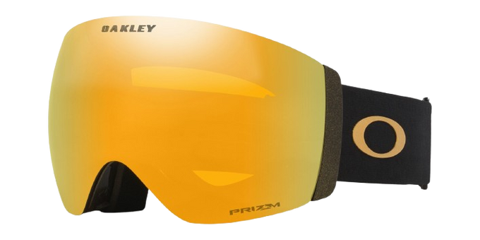 Ochelari de schi Oakley Flight Deck Pro L Mettalic Black Gold/Prizm 24K + Additional lens Prizm Snow Iced Iridium - 2025/26