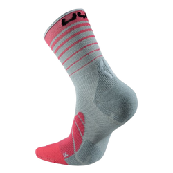 Șosete de exterior UYN Woman Runner's Five Socks Light Grey/Pink