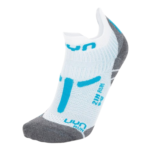 șosete de alergare UYN Woman Run 2IN Socks White/Turquoise