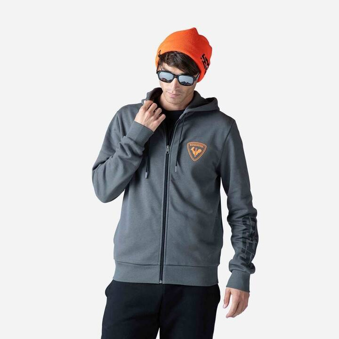 Băiat Rossignol Hero FZ Hoodie Onyx Grey - 2023/24