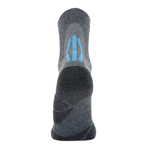 Șosete de exterior UYN Lady Trekking 2in Merino Socks Mid Grey/Turquise