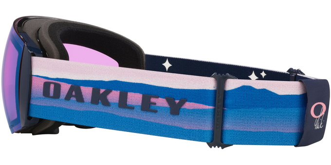 Ochelari de schi Oakley Flight Deck Pro L Mikaela Shiffrin Sig/Prizm Snow Iced Iridium + Additional lens Prizm Snow Sapphire Iridium - 2025/26
